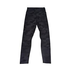 Lululemon Align Leggings 25in Black Camo Multi Womens 4 Dark Gray Sportswear